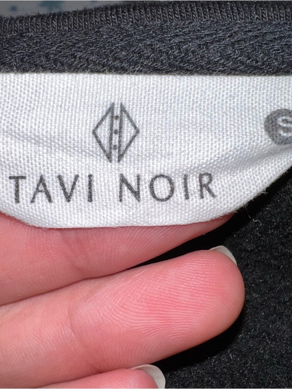 TAVI NOIR Black Zip Up Hoodie Fleece Lined Athletic Lounge Size Small - Picture 16 of 16